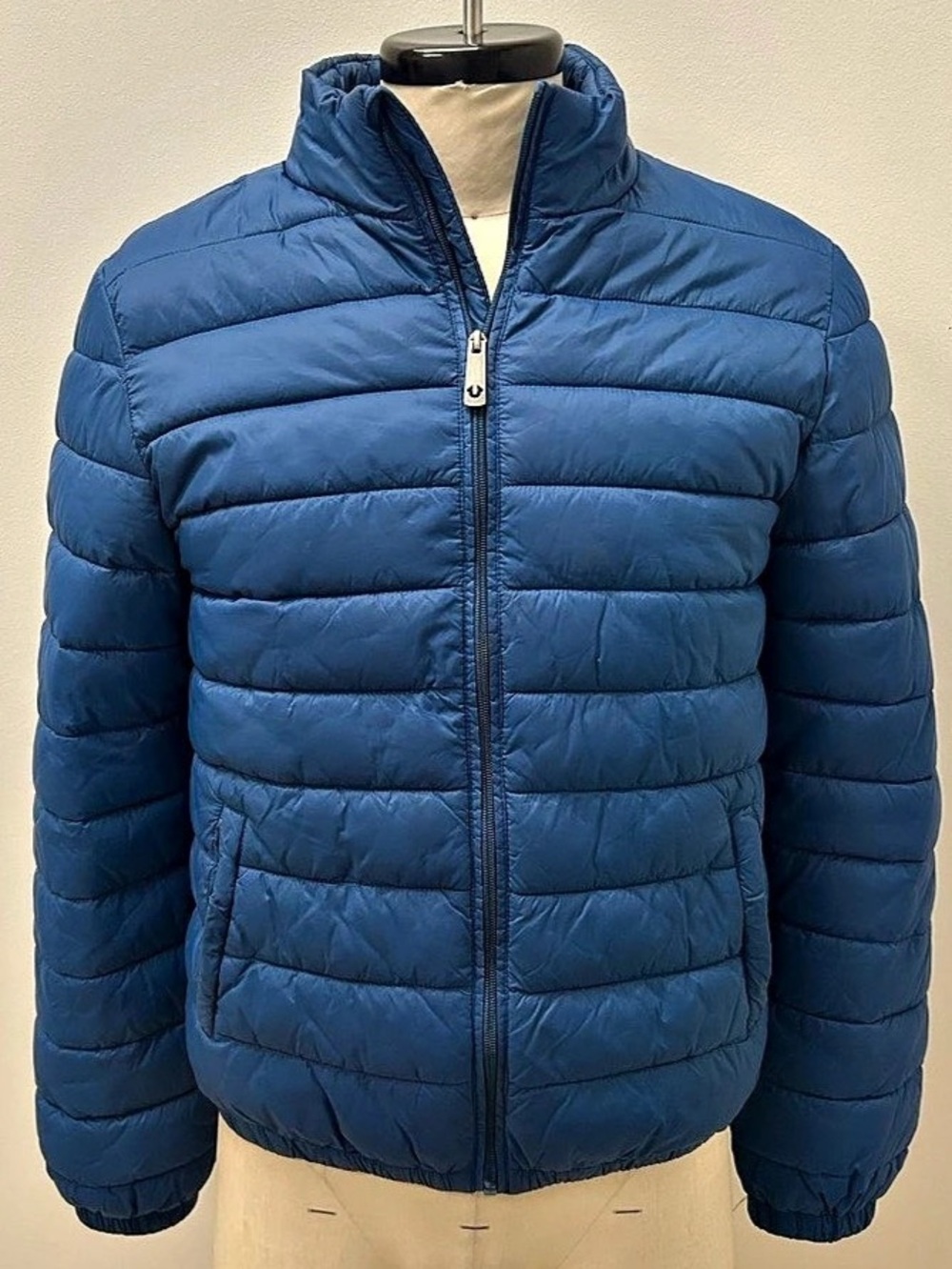 True Religion Blue Puffer Jacket